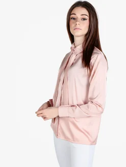 Frenetika Camicia donna effetto raso con cravattino