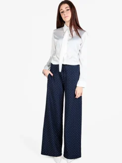 Frenetika Camicia donna effetto raso con cravattino