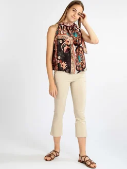Frenetika Pantaloni casual donna elasticizzati