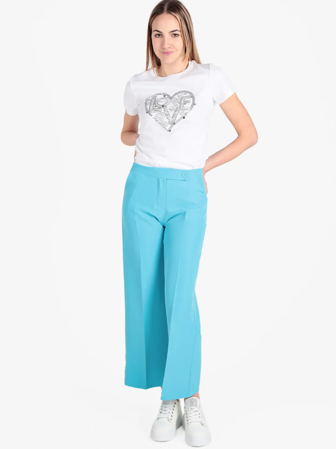 Frenetika Pantaloni classici da donna a palazzo