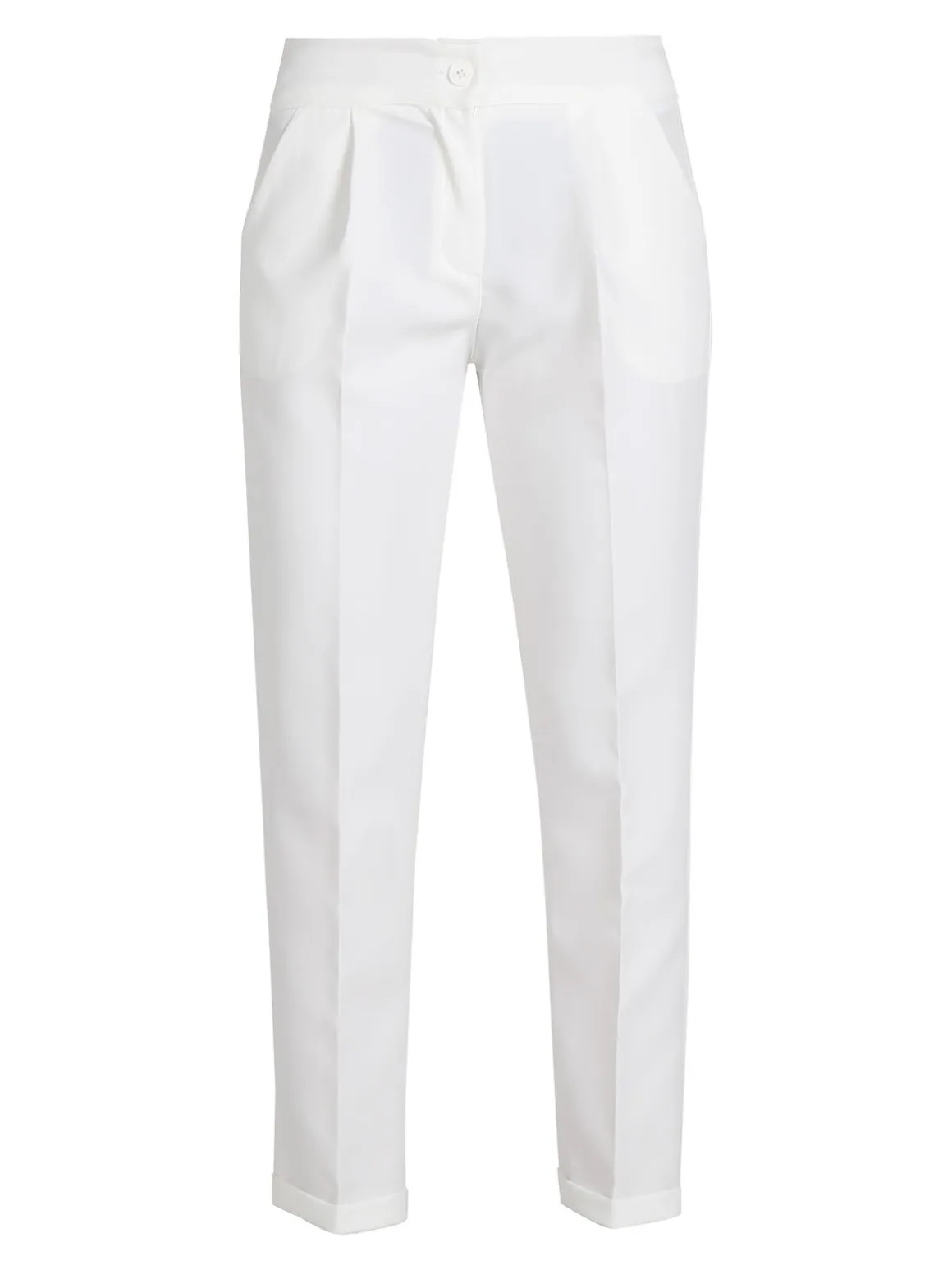 Frenetika Pantaloni classici da donna con risvolto