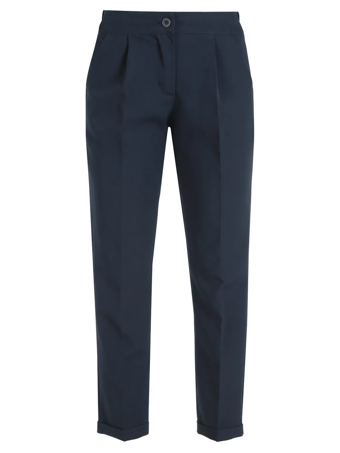Frenetika Pantaloni classici da donna con risvolto