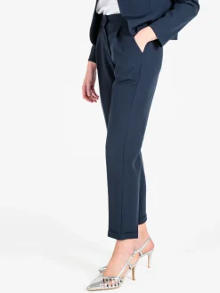 Frenetika Pantaloni classici da donna con risvolto
