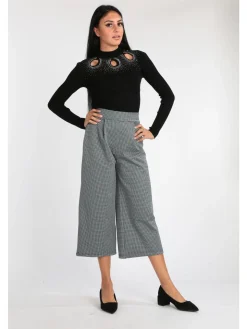 Frenetika Pantaloni culotte donna vita alta