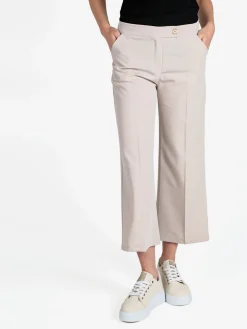 Frenetika Pantaloni da donna crop a palazzo