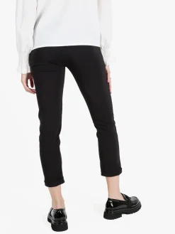 Frenetika Pantaloni da donna modello capri con risvolto