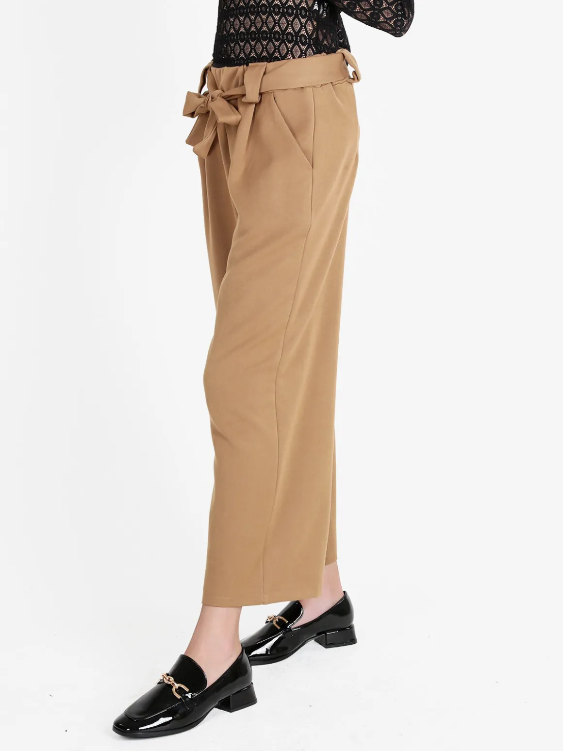 Frenetika Pantaloni donna a palazzo tinta unita