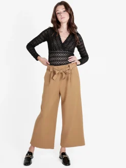 Frenetika Pantaloni donna a palazzo tinta unita