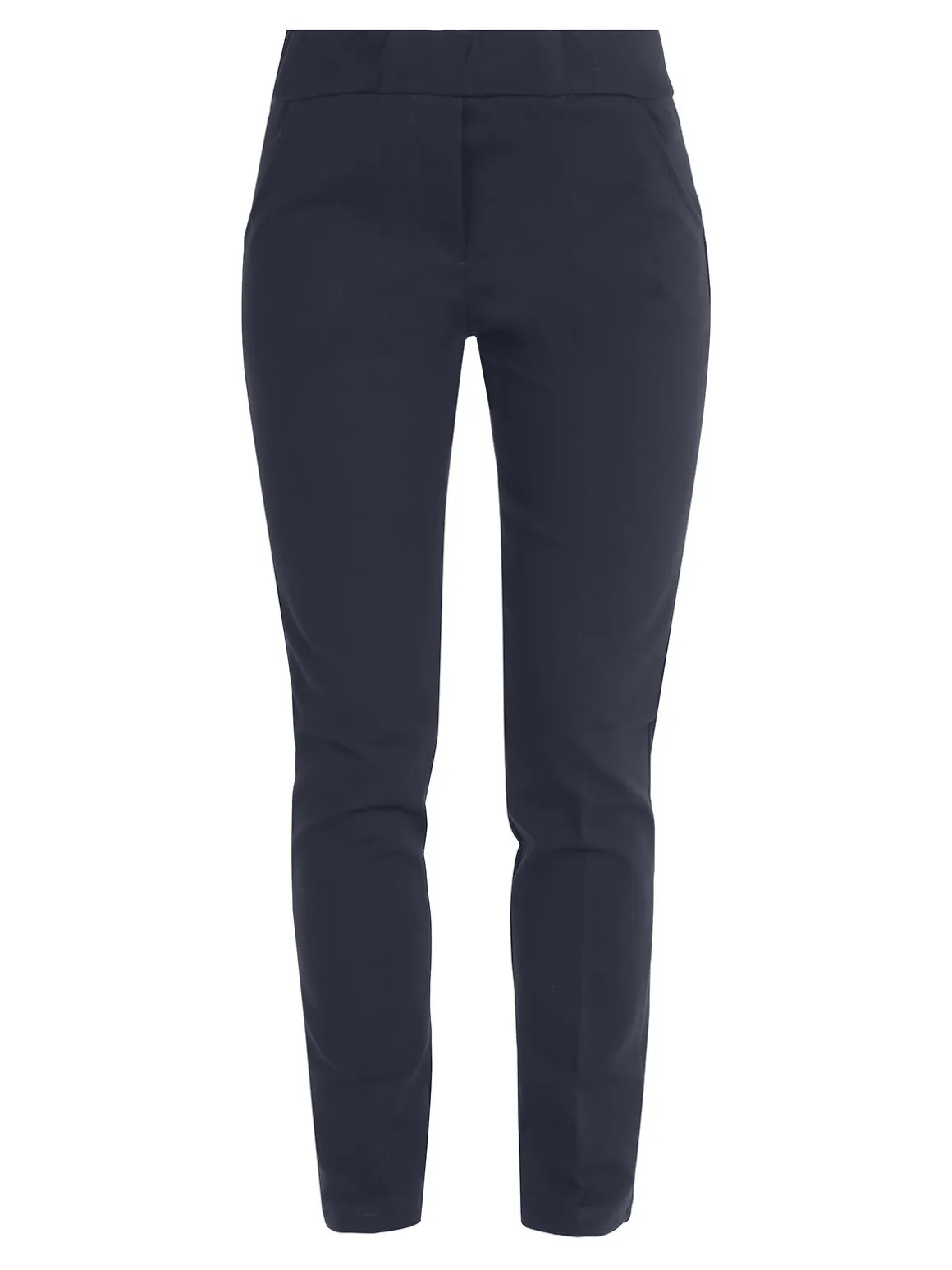 Frenetika Pantaloni donna a sigaretta con elastico in vita - blu