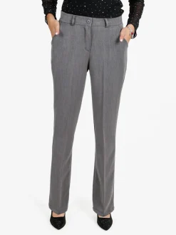 Frenetika Pantaloni donna a zampa - grigio