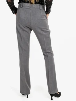 Frenetika Pantaloni donna a zampa - grigio