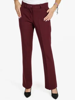Frenetika Pantaloni donna a zampa - bordeaux