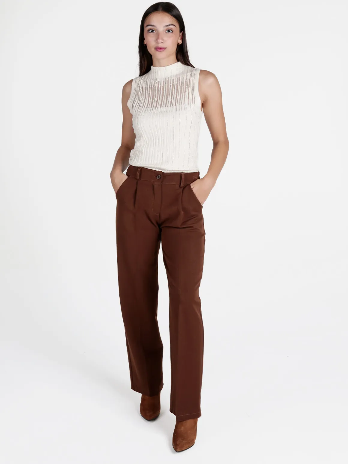 Frenetika Pantaloni donna classici a gamba larga