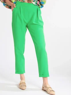 Frenetika Pantaloni donna con risvolto