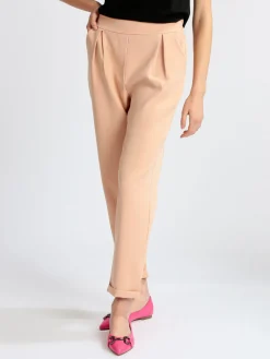 Frenetika Pantaloni donna con risvolto