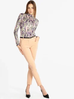 Frenetika Pantaloni donna eleganti con cintura