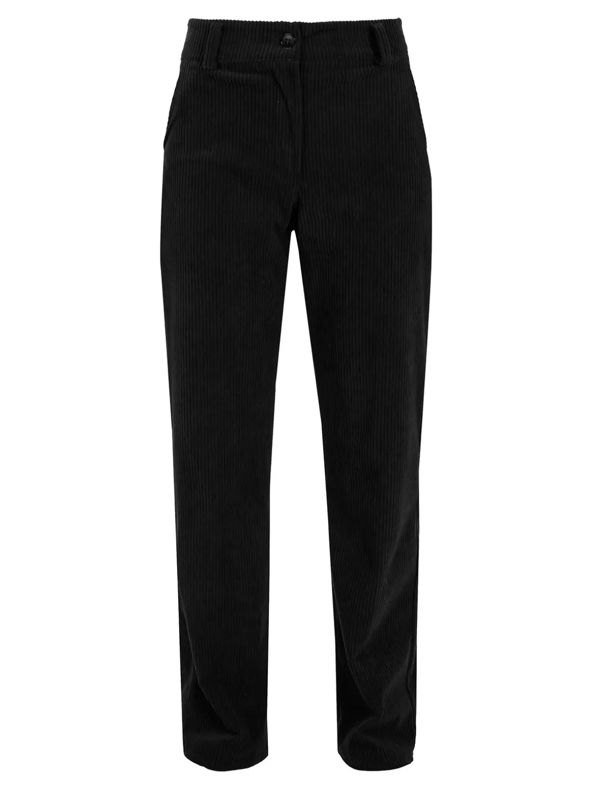Frenetika Pantaloni donna in velluto a coste - nero