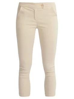 Frenetika Pantaloni elasticizzati donna con risvolto