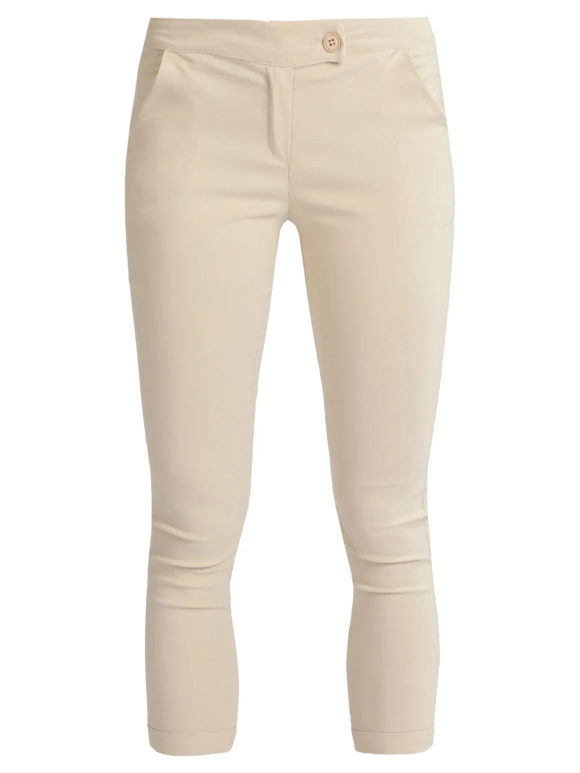 Frenetika Pantaloni elasticizzati donna con risvolto