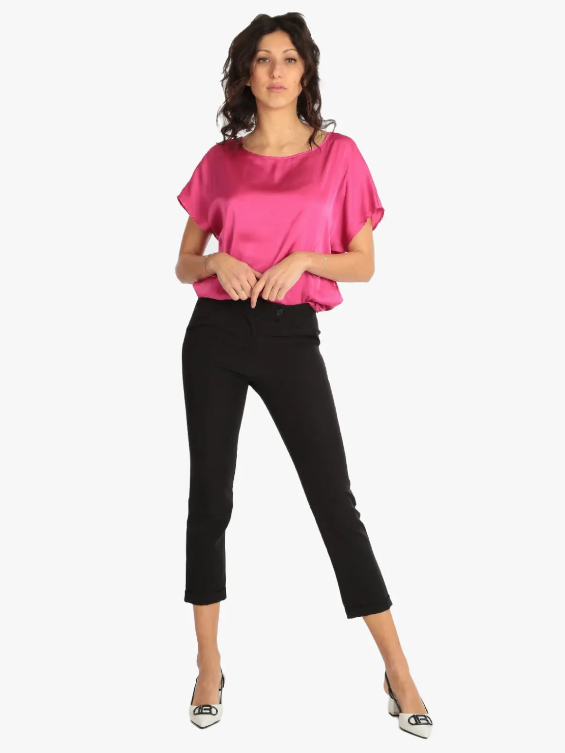 Frenetika Pantaloni eleganti donna modello classico