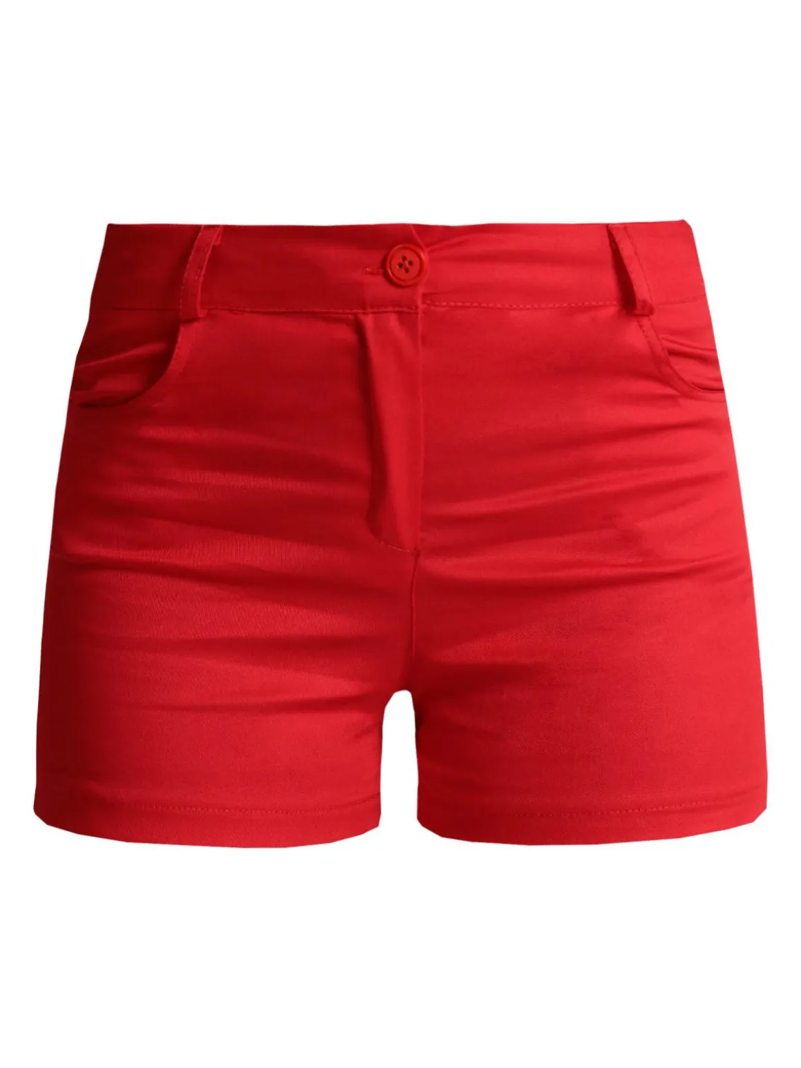 Frenetika Shorts di cotone a vita alta