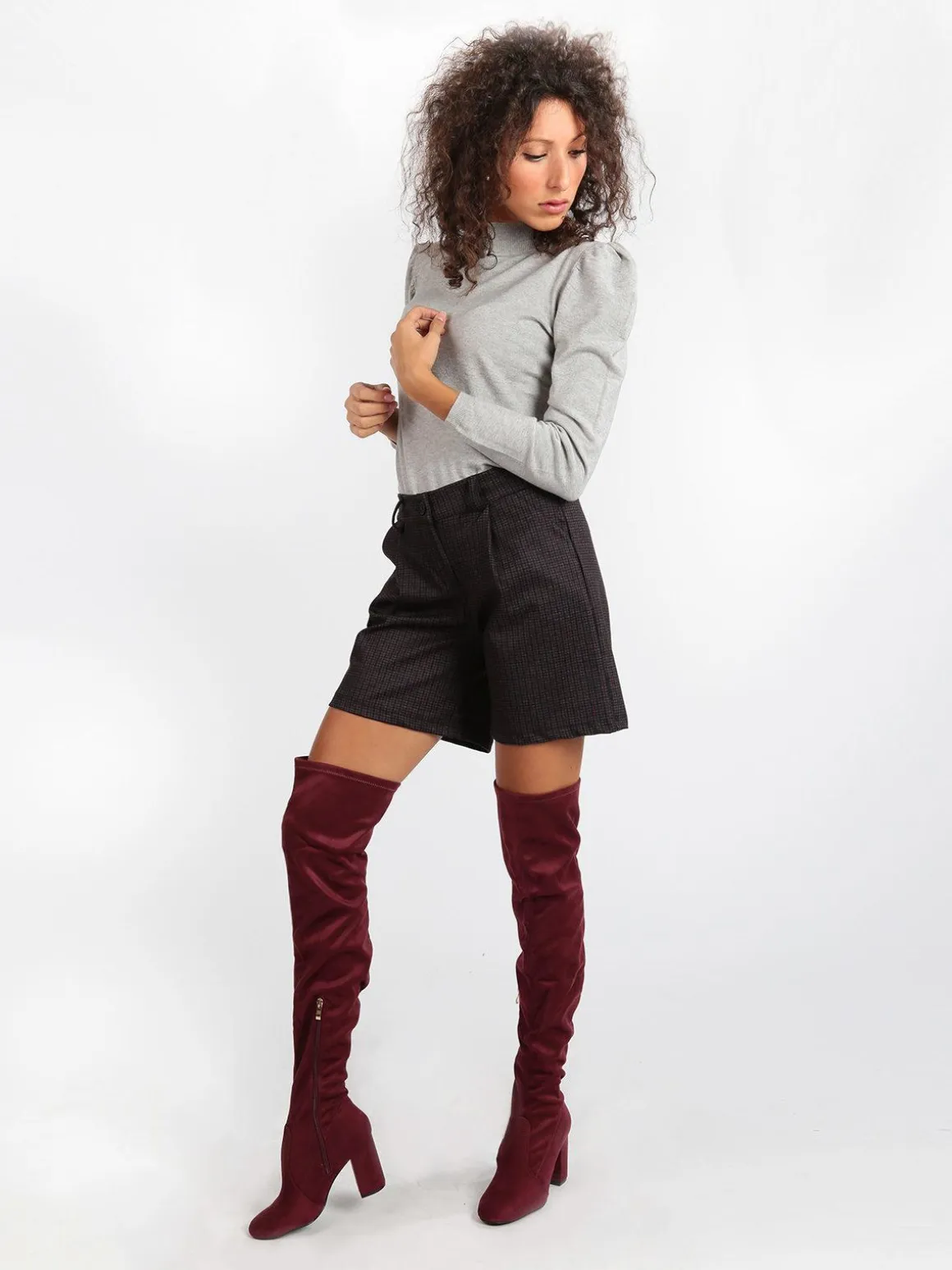 Frenetika Shorts donna a quadretti