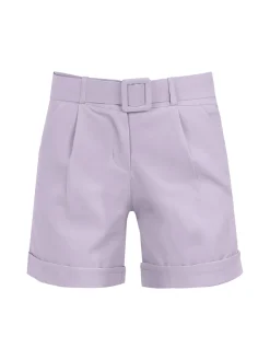 Frenetika Shorts donna con cintura e risvolto