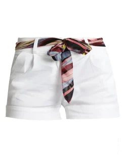 Frenetika Shorts in cotone con risvolti