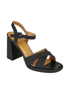 Galia Sandali donna brillantinati con tacco