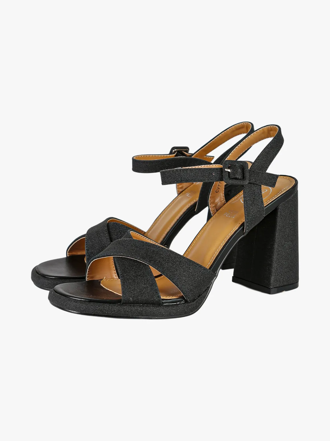 Galia Sandali donna brillantinati con tacco