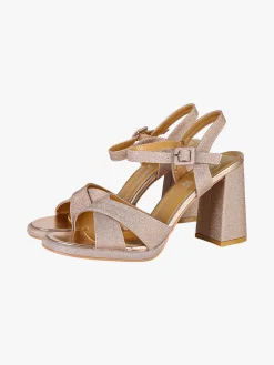 Galia Sandali donna brillantinati con tacco