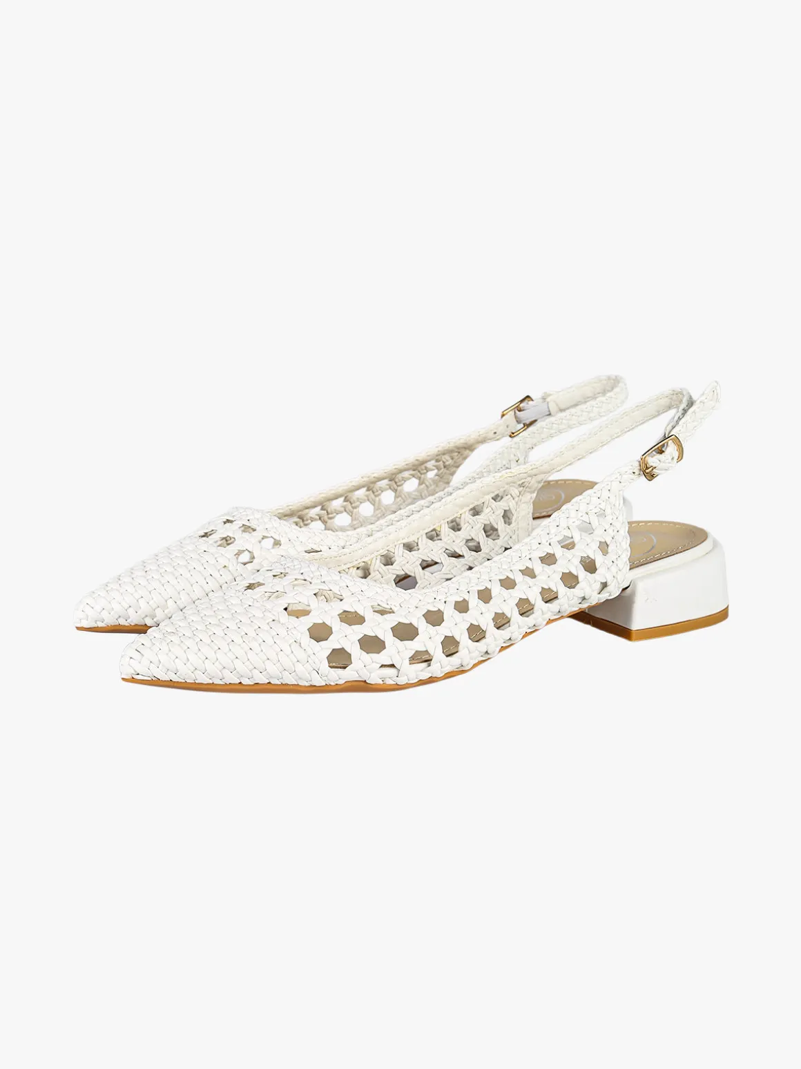 Galia Slingback donna a punta effetto corda