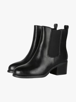 Galia Stivaletti donna chelsea con tacco - nero