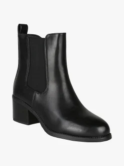 Galia Stivaletti donna chelsea con tacco - nero