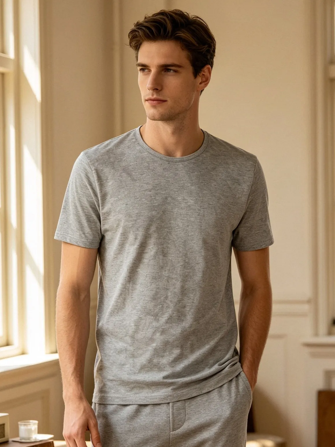 Garda T-shirt intima uomo girocollo