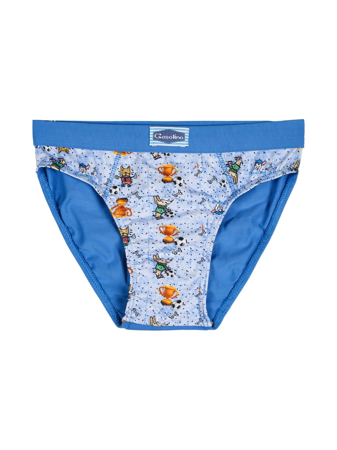 Gasolino Slip bambino in cotone - blu