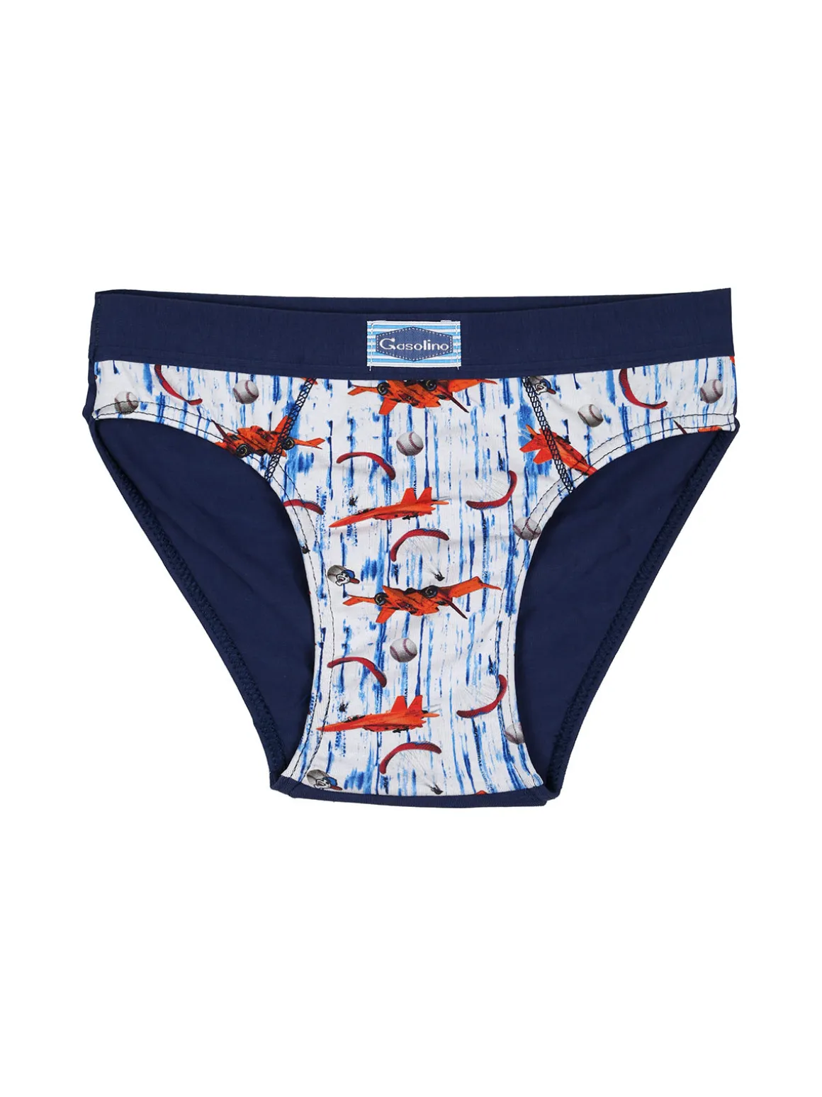 Gasolino Slip da bambino in cotone - jeans