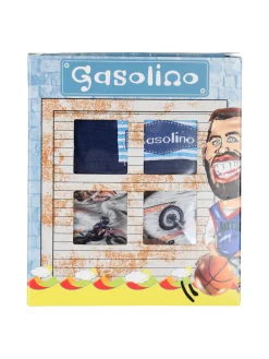 Gasolino Slip da bambino in cotone con stampe - jeans