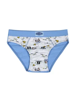 Gasolino Slip da bambino in cotone - azzurro