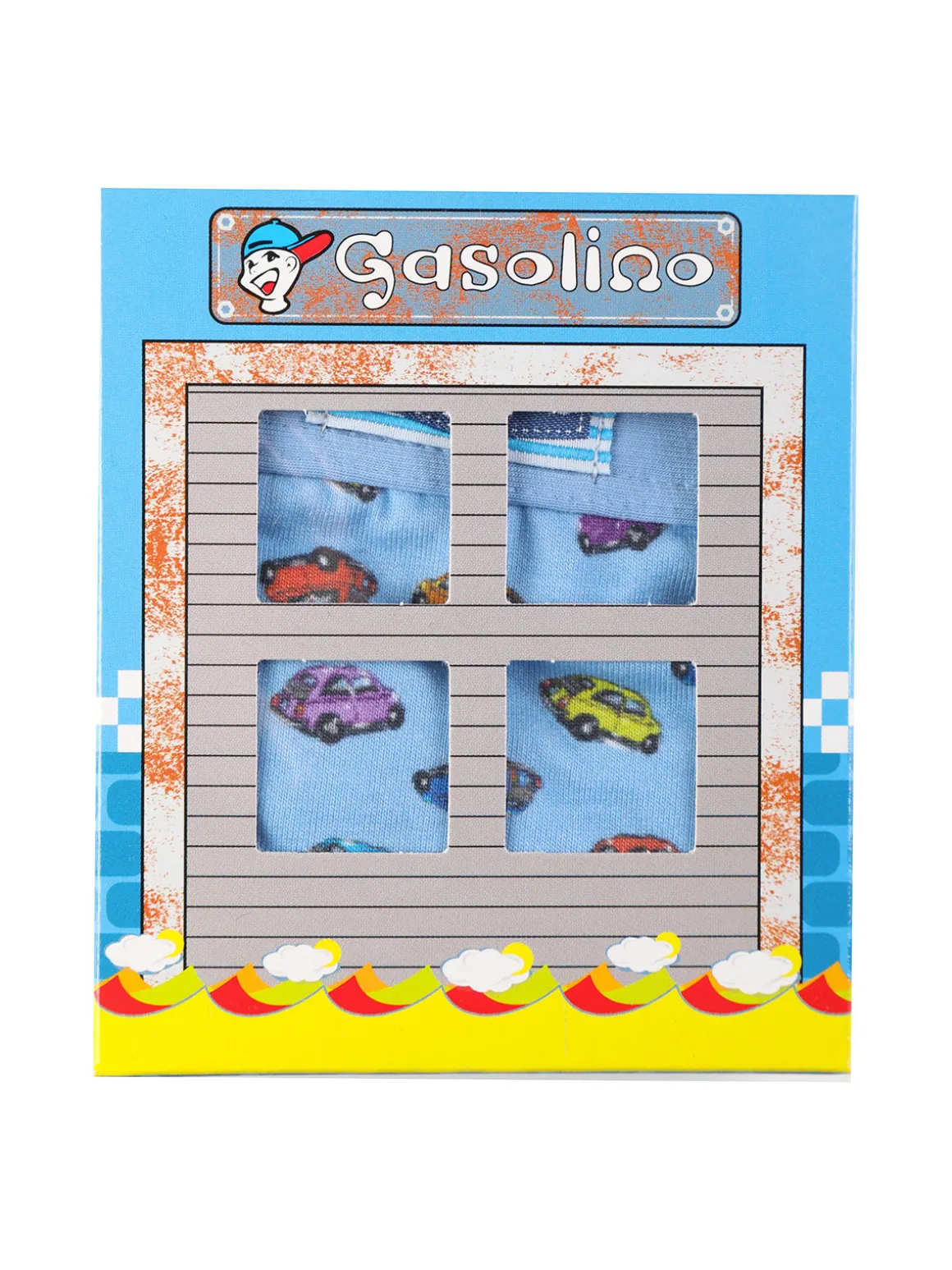Gasolino Slip in cotone da bambino con stampe