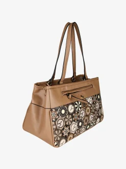 Gattinoni Borsa donna in ecopelle con doppi manici - khaki
