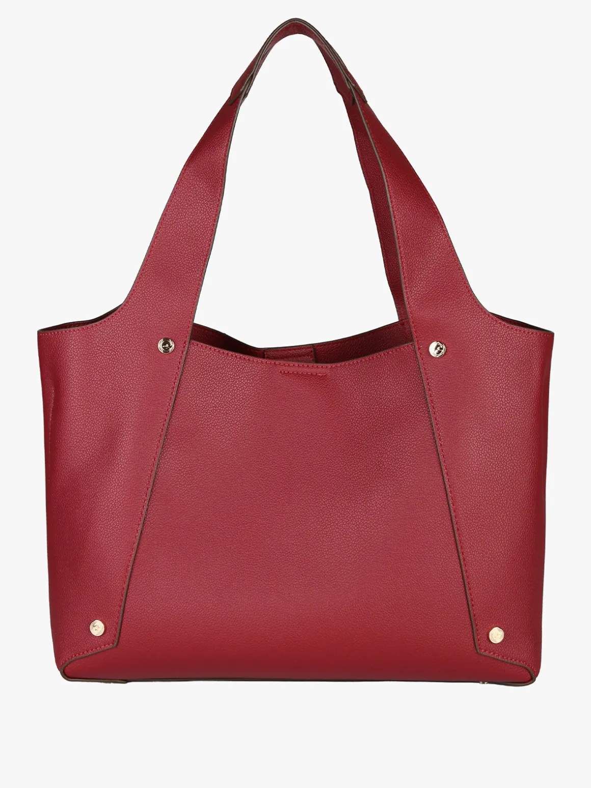 Gattinoni Borsa donna in ecopelle con doppi manici - rosso