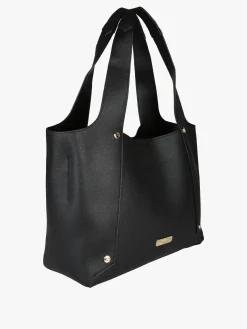 Gattinoni Borsa donna in ecopelle con doppi manici - nero