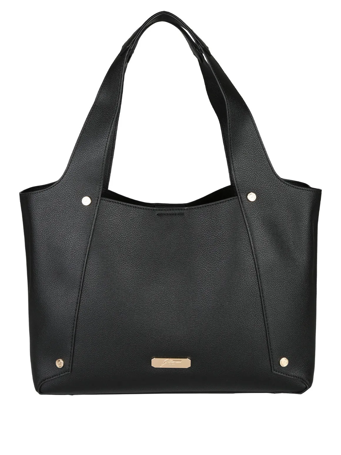 Gattinoni Borsa donna in ecopelle con doppi manici - nero