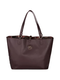 Gattinoni Borsa tote donna reversibile con pochette - bordeaux