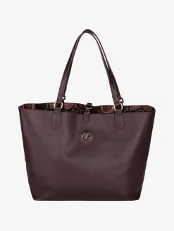 Gattinoni Borsa tote donna reversibile con pochette - bordeaux