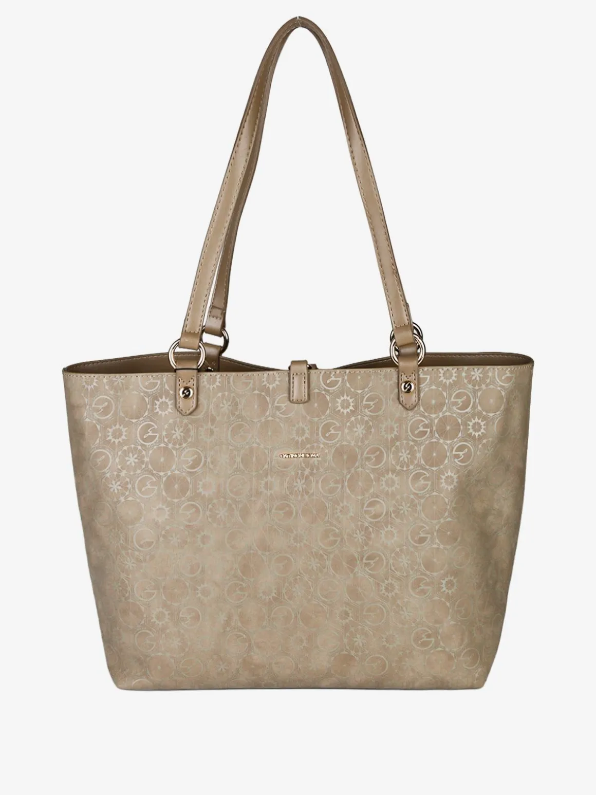 Gattinoni Borsa tote donna reversibile con pochette - taupe