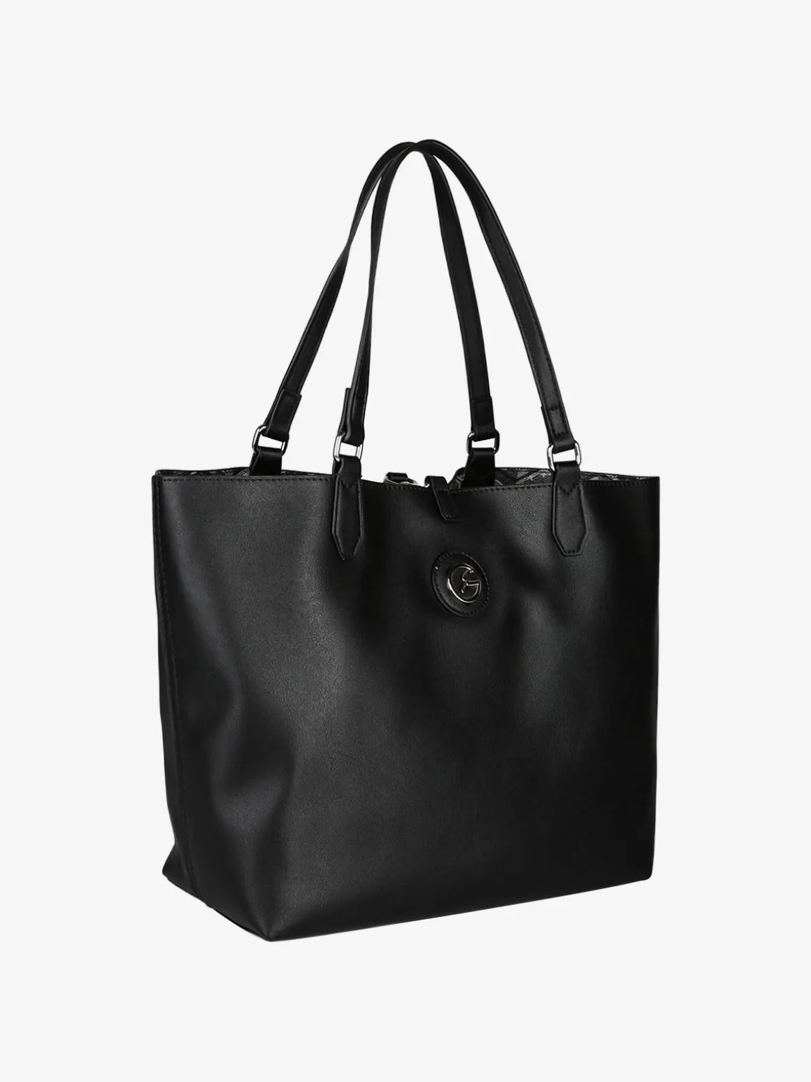 Gattinoni Borsa tote donna reversibile con pochette - nero