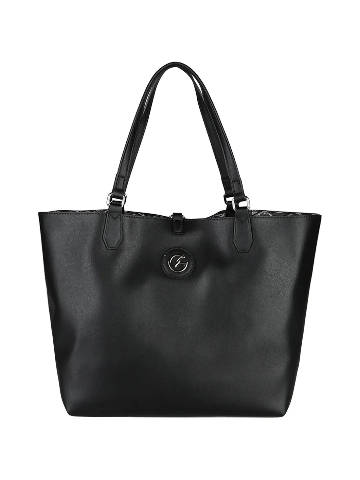 Gattinoni Borsa tote donna reversibile con pochette - nero