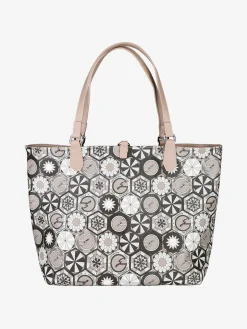 Gattinoni Borsa tote donna reversibile con pochette - taupe